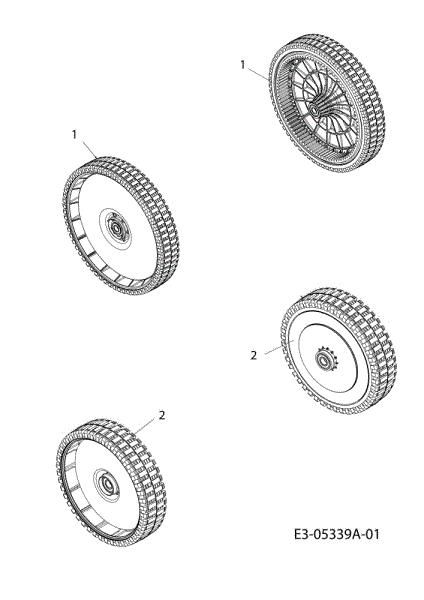 Wheels G 55 VBX 4-IN-1 Cat. 2010 Lawnmower