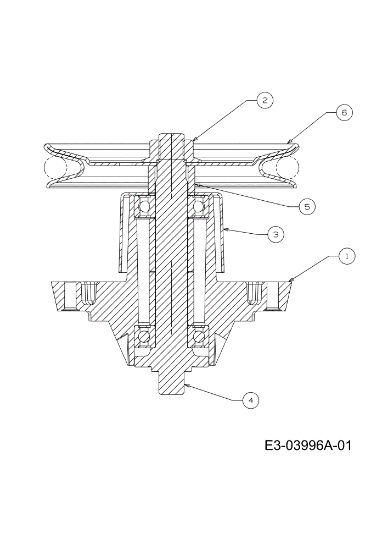 Blades support (1/2) KROSSER 105/17,5 H Cat. 2010 Garden tractor