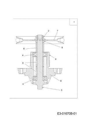 Blades support (2/2) KROSSER 105/17,5 H Cat. 2010 Garden tractor