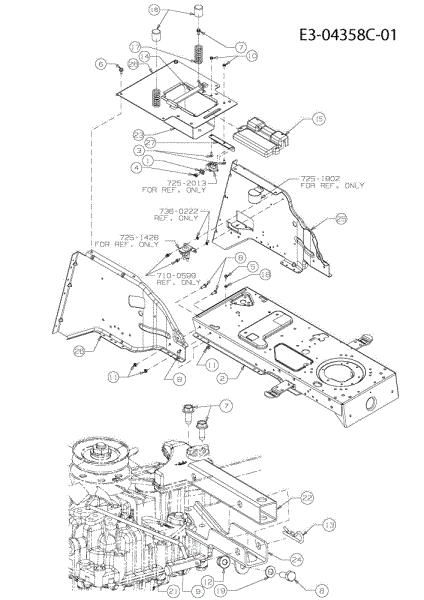 Frame KROSSER 105/22 H Cat. 2010 Garden tractor