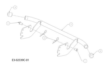 Bumper KROSSER 105/22 H Cat. 2010 Garden tractor