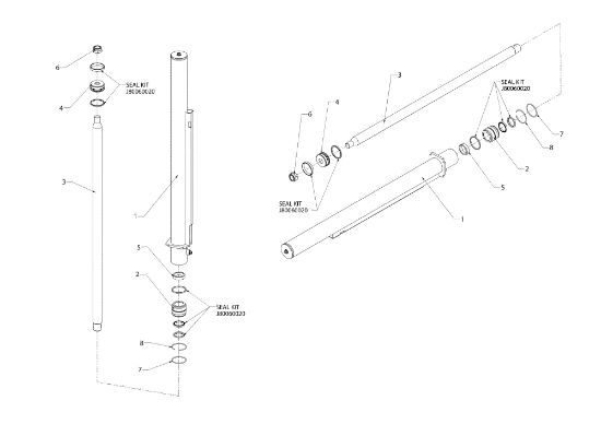 Cylinder SPL 910 T Log splitter