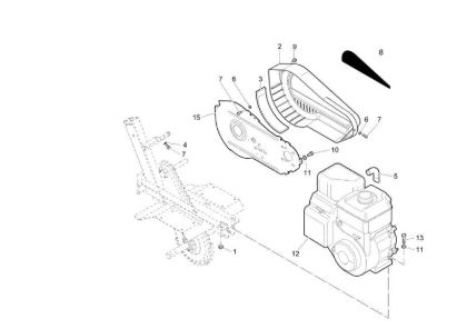 Hoods MH 180 (EN709) Rotary tiller