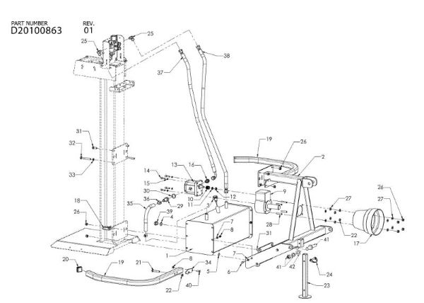 Set GC/PTO SPL 1200 PTO Log splitter