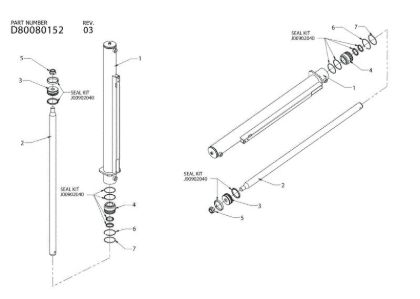 Cylinder SPL 1200 T Log splitter