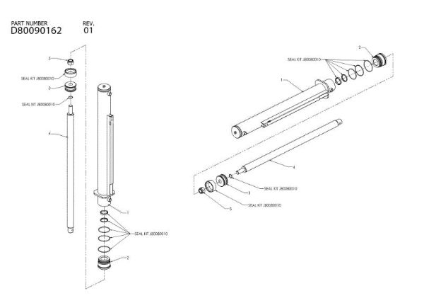 Cylinder SPL 1700 H T+PTO Log splitter