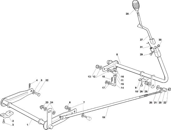 Cutting plate lifting OM 72C/12,5M Cat.2010 Garden tractor