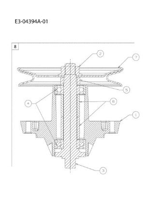 Blades support TORNADO 108/18,5 H Cat.2010 Garden tractor