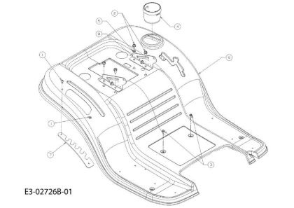 Rear body TORNADO 108/20 H Cat.2010 Garden tractor