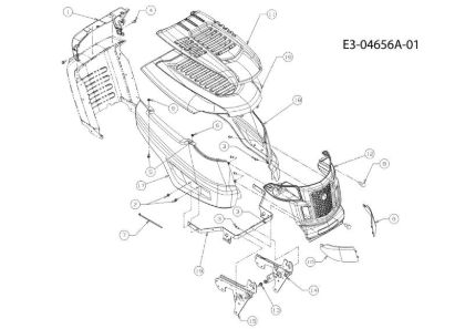 Body TORNADO 108/20 H Cat.2010 Garden tractor