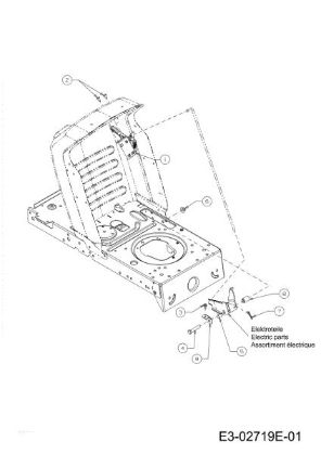 Pedals KROSSER 80/12,5 T Cat.2010 Garden tractor
