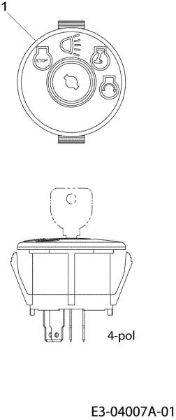Electric diagram KROSSER 80/12,5 T Cat.2010 Garden tractor