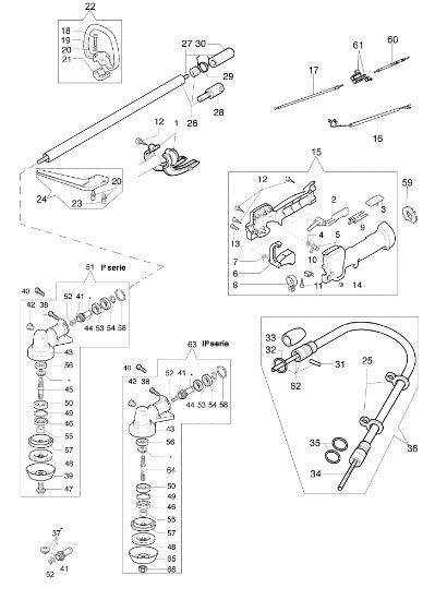 Transmission 446 BP Brushcutter