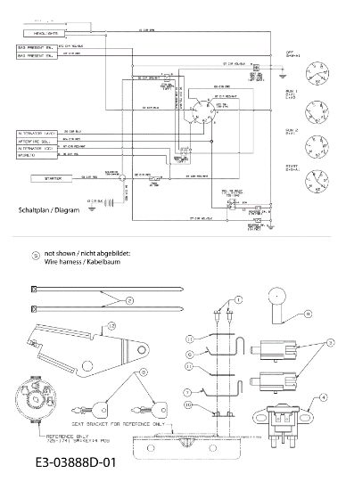 Electric diagram (1/2) KROSSER 92/15,5 T Cat.2010 Garden tractor