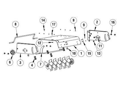 Illustrated parts list 2 SR 35 B45 Scarifier