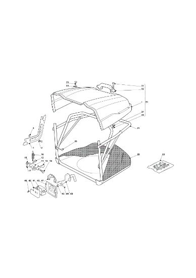 Grassbag OM 91PLUS/14,5K M Cat.2011 Garden tractor