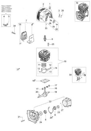 Engine BC 280 H Hedgetrimmer