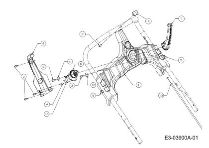 Dashboard G 55 VBX 4-IN-1 Cat. 2011 Lawnmower