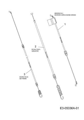 Cables G 55 VBX 4-IN-1 Cat. 2011 Lawnmower