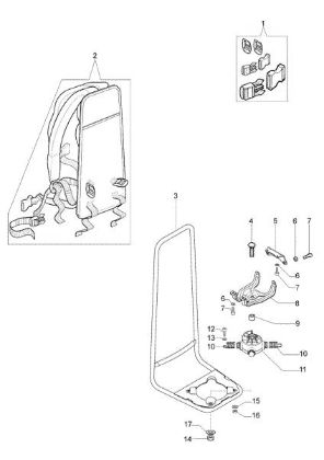 Frame SPARTA 440 BP (Euro2) Brushcutter