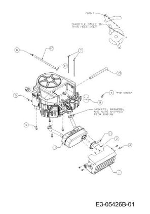 Engine KROSSER 92/16 H Cat. 2011 (13XXXXXX636) Garden tractor
