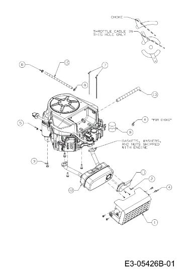 Engine KROSSER 92/16 H Cat. 2011 (13XXXXXX636) Garden tractor