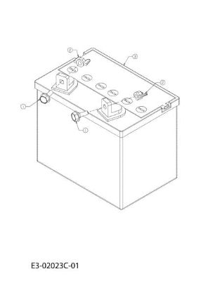 Battery KROSSER 92/16 H Cat. 2011 (13XXXXXX636) Garden tractor