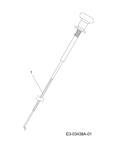 Starter cable KROSSER 92/16 H Cat. 2011 (13XXXXXX636) Garden tractor