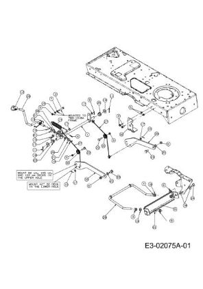 Cutting plate lifting KROSSER 92/16 H Cat. 2011 (13XXXXXX636) Garden tractor
