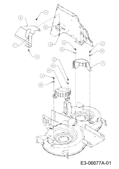 Belts guard KROSSER 92/16 H Cat. 2011 (13XXXXXX636) Garden tractor