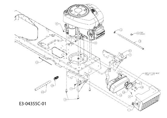 Engine KROSSER 105/17,5 H Cat. 2011 (13XXXXXX636) Garden tractor