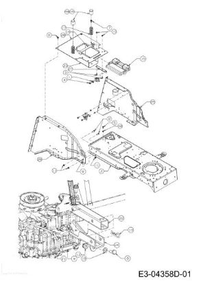 Frame KROSSER 105/17,5 H Cat. 2011 (13XXXXXX636) Garden tractor