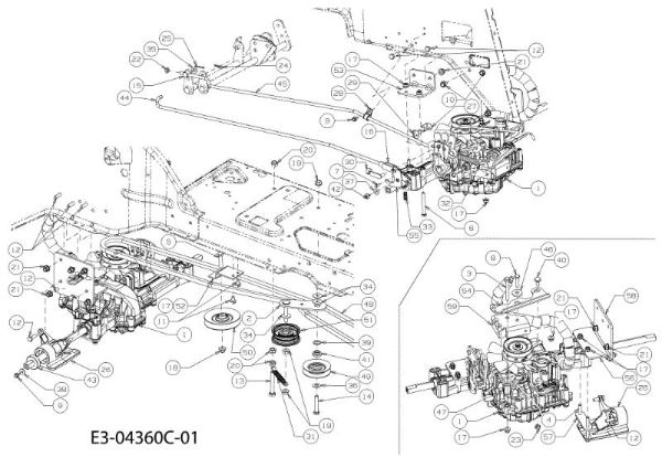 Transmission KROSSER 105/17,5 H Cat. 2011 (13XXXXXX636) Garden tractor
