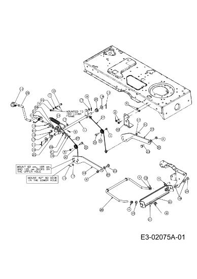 Cutting plate lifting KROSSER 105/17,5 H Cat. 2011 (13XXXXXX636) Garden tractor
