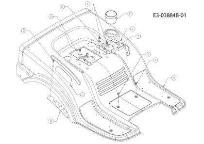 Rear body KROSSER 92/13 T Cat.2011 Garden tractor