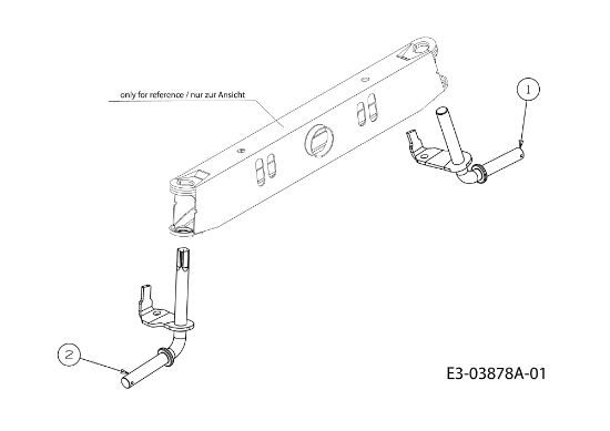 Front axle (2/2) TORNADO 95/11,5 T Cat.2011 Garden tractor
