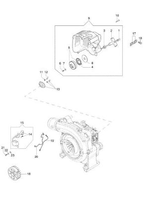 Ignition system BV 270 BP Blower
