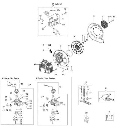 Fan case MB 800 (Euro 2) Mistblower