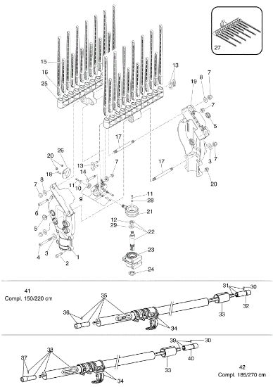 Rod and rake OS 305 E Olive shaker