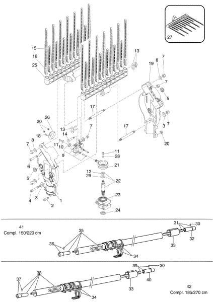 Rod and rake OS 305 E Olive shaker