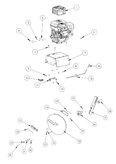 Illustrated parts list 2 SH 400 Shredder