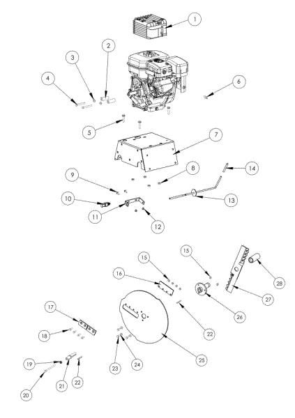 Illustrated parts list 2 SH 400 Shredder