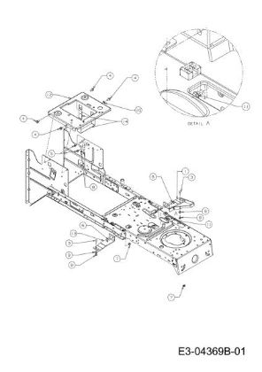 Frame KROSSER 92/15,5 T France Cat.2012 Garden tractor