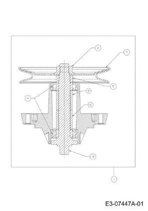Blades support TORNADO 108/18,5 H Cat.2012 Garden tractor