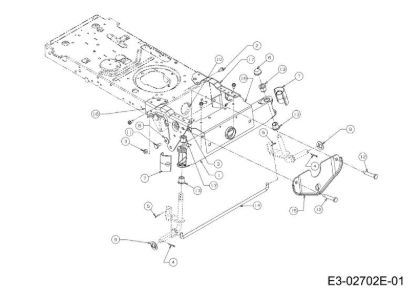 Front axle (1/2) TORNADO 95/11,5 T Cat.2012 Garden tractor