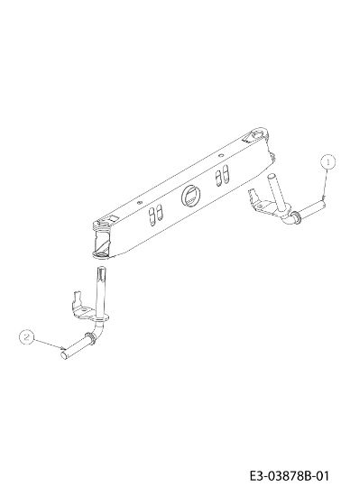 Front axle (2/2) TORNADO 95/11,5 T Cat.2012 Garden tractor