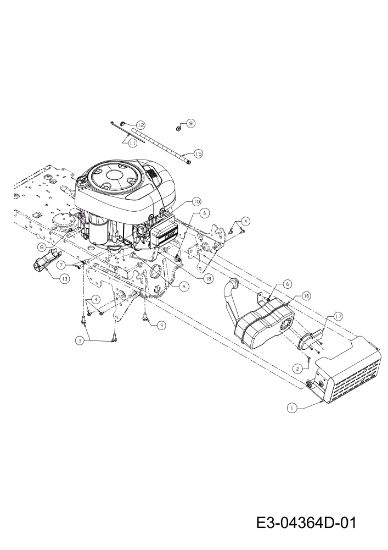 Engine TORNADO 97/13 T Cat.2012 Garden tractor