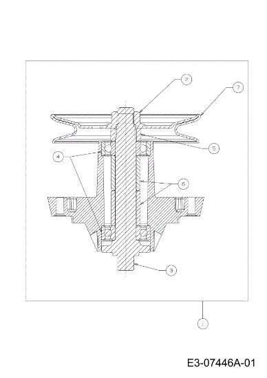 Blades support TORNADO 97/13 T Cat.2012 Garden tractor