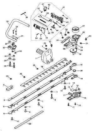 Blades assy HT 22 S Hedgetrimmer