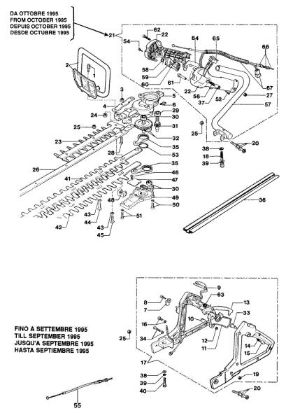 Blades assy TS 33 Hedgetrimmer